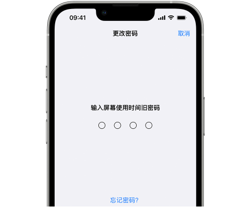 会昌iPhone屏幕维修分享iPhone屏幕使用时间密码忘记了怎么办 