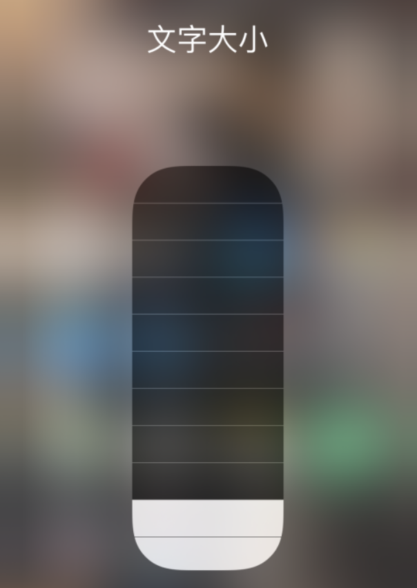 会昌苹果手机维修分享小技巧：在 iPhone 控制中心快速调节字体大小 